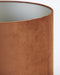 Light & Living Kap cilinder 25-25-18 cm VELOURS terra