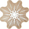 Light&living Kap drum wave 40-15-36 cm BEZAHA linnen naturel