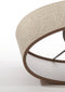 Light&living Kap ovaal recht smal 30-15-25 cm CADEN beige