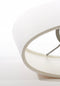 Light&living Kap ovaal recht smal 30-15-25 cm LIVIGNO eiwit