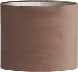 Light&living Kap ovaal recht smal 30-15-25 cm VELOURS chocolade bruin