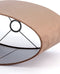 Light&living Kap ovaal recht smal 30-15-25 cm VELOURS chocolade bruin