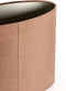 Light&living Kap ovaal recht smal 30-15-25 cm VELOURS chocolade bruin