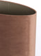 Light&living Kap ovaal recht smal 30-15-25 cm VELOURS chocolade bruin