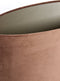 Light&living Kap ovaal recht smal 30-15-25 cm VELOURS chocolade bruin