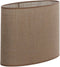 Light & Living Kap ovaal recht smal 38-17,5-19 cm CADEN beige