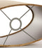 Light&living Kap ovaal recht smal 38-17,5-19 cm GEMSTONE brons