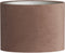 Light&living Kap ovaal recht smal 38-17,5-28 cm VELOURS chocolade bruin
