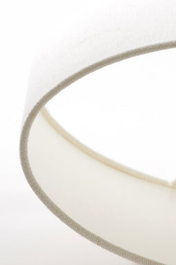 Light&living Kap ovaal recht smal 45-21-32 cm LIVIGNO eiwit