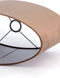 Light&living Kap ovaal recht smal 45-21-32 cm VELOURS chocolade bruin