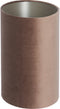 Light&living Kap ovaal recht smal 45-21-32 cm VELOURS chocolade bruin