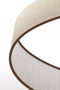Light&living Kap ovaal recht smal 58-24-32 cm CADEN beige