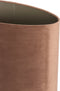 Light&living Kap ovaal recht smal 58-24-32 cm VELOURS chocolade bruin