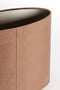 Light&living Kap ovaal recht smal 58-24-32 cm VELOURS chocolade bruin