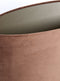 Light&living Kap ovaal recht smal 58-24-32 cm VELOURS chocolade bruin