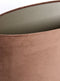Light&living Kap ovaal recht smal 70-27-38 cm VELOURS chocolade bruin