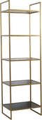 Light & Living Kast 5L 55x40x180 cm MARIKI glas smoke-goud