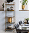 Light & Living Kast 5L 55x40x180 cm MARIKI glas smoke-goud