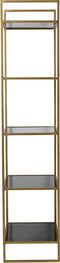Light & Living Kast 5L 55x40x180 cm MARIKI glas smoke-goud