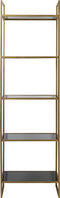 Light & Living Kast 5L 55x40x180 cm MARIKI glas smoke-goud