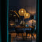 Light & Living Kast open 97x42x202 cm ALAIN hout bruin-zwart
