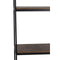 Light & Living Kast open 97x42x202 cm ALAIN hout bruin-zwart