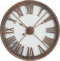 Light & Living - Klok AKRON - Ø67x6.5cm - Brons