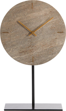 Light & Living - Klok JENAY - 25.5x10x42cm - Bruin
