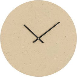 Light&living Klok Ø59 cm LICOLA mat zand+licht bruin gespikkeld