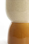 Light&living Kruk Ø28,5x42 cm FINCA keramiek glans crème+oker