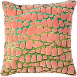 Light&living Kussen 45x45 cm TOMBA groen+koraal