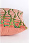 Light&living Kussen 45x45 cm TOMBA groen+koraal