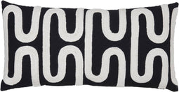 Light & Living - Kussen OSHAWA - 60x30x10cm - Zwart