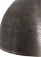 Light & Living Kylie Hanglamp - Donker Ruw Nikkel - Ø60x42cm