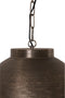Light & Living Kylie Hanglamp - Donker Ruw Nikkel - Ø60x42cm