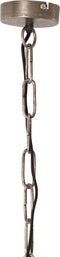 Light & Living Kylie Hanglamp - Donker Ruw Nikkel - Ø60x42cm