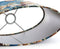 Light & Living - Lampenkap BLOOM - 38x17.5x28cm - Blauw
