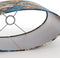 Light & Living - Lampenkap BLOOM - 45x21x32cm - Blauw