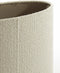 Light Living Lampenkap Bolero - Textiel - Wit - 38x28x18 cm (BxHxD) - Bouclé
