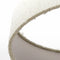Light Living Lampenkap Bolero - Textiel - Wit - 38x28x18 cm (BxHxD) - Bouclé