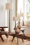 Light & Living Lampenkap Breska - 25x18x25 (BxHxD) - Textiel - Zandkleur