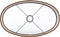 Light & Living - Lampenkap GEMSTONE - 45x21x22cm - Goud
