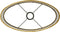 Light & Living - Lampenkap GEMSTONE - 45x21x32cm - Goud