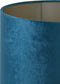 Light & Living - Lampenkap GEMSTONE - Ø30x21cm - Blauw