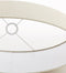 Light & Living - Lampenkap LIVIGNO - 38x17.5x28cm - Bruin