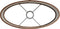 Light & Living - Lampenkap LUBIS - 38x17.5x19cm - Bruin