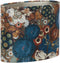 Light & Living Lampenkap ovaal Bloom - Blauw - 30x15x25cm - Oosters
