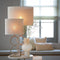Light & Living Lampenkap Ovaal Breska - Parel Wit - 38 x 17,5 x 28 cm - Modern