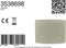 Light & Living Lampenkap Ovaal Breska - Parel Wit - 38 x 17,5 x 28 cm - Modern