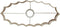 Light & Living Lampenkap ovaal Disli - Crème - 38x17.5x19cm - Modern